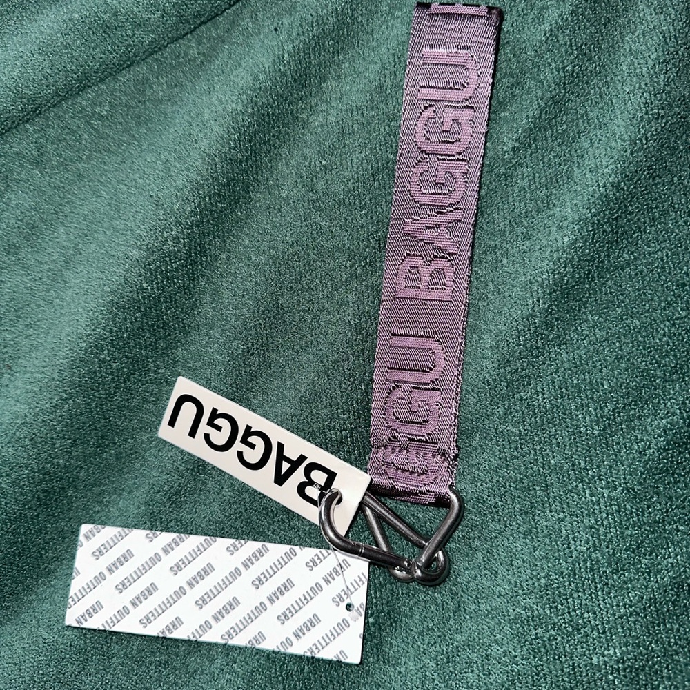 BAGGU Dusty Violet Logo Keychain Urban Outfitters Exclusive